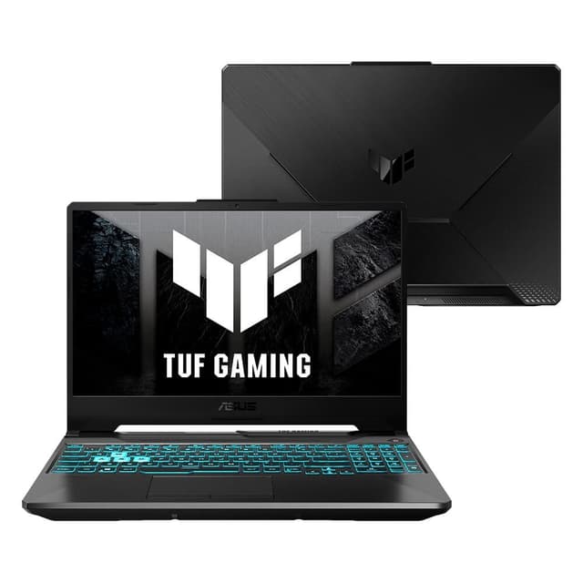 Notebook ASUS TUF Gaming A15, RTX 3050, AMD RYZEN 7, 16 GB, 512 GB SSD, W11 Home, Tela 15.6" FHD, Graphite Black - FA506NCR-HN088W
